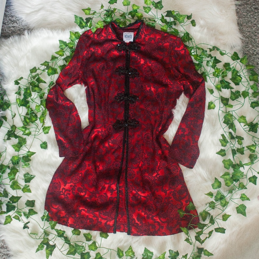 R&M Richards Long Blazer Blouse size 8p